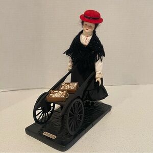 Rare VTG 1984 Molly Malone Irish Turf Handmade Porcelain Doll w/ Tag Ireland